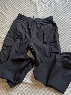Fabletics Charcoal Elastic-Waist Joggers